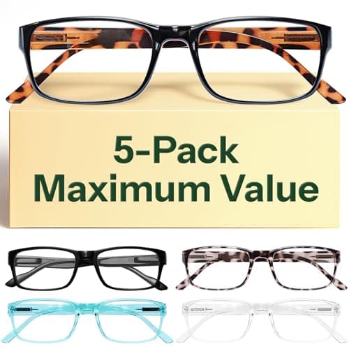Gaoye Reading Glasses Review – Are These 5-Pack Blue Light Readers Worth It?