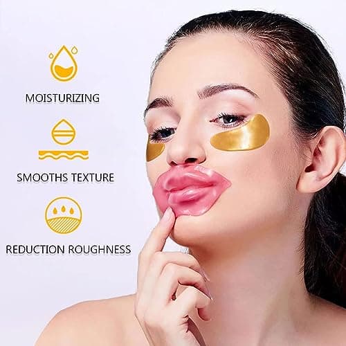 30 Pairs Lip Mask & Eye Mask, Under Eye Patches for Puffy Eyes, Bachelorette Party Favors, Bridesmaid Gifts, Bulk Gifts, Eye Patches for Women, Birthday Party Favors, Bachelorette Party Accessories