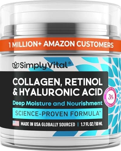 SimplyVital Anti-Aging Face Moisturizer Review – Retinol, Collagen & Hyaluronic Acid
