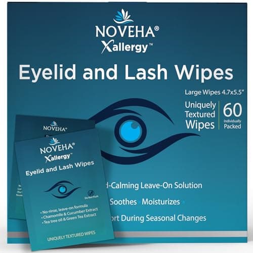 NOVEHA Allergy Relief Eyelid Wipes Review – Do They Actually Work?