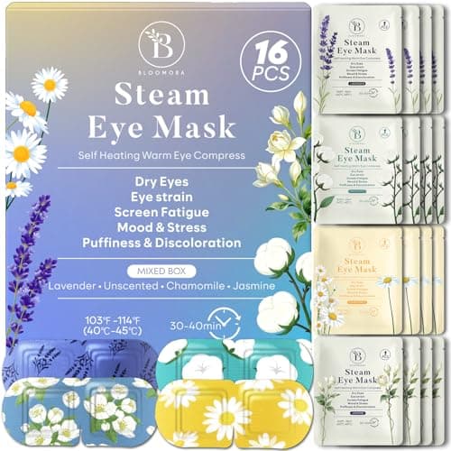 Bloomora Steam Eye Mask Review: 16-Pack Variety Set Tested
