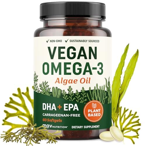 MAV NUTRITION Vegan Omega 3 Algae Oil Review – Plant-Based DHA EPA