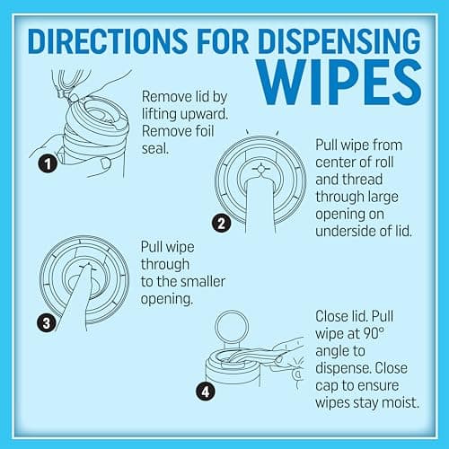 MiracleWipes for Electronics Cleaning - Screen Wipes Designed for TV, Phones, Monitors and More - Includes Microfiber Towel - (30 Count)