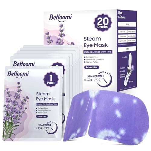 BeHoomi Steam Eye Mask Review — Worth It? My 20-Pack Test