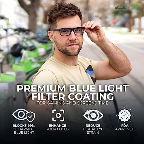 Blue Light Blocking Glasses For Men/Women Anti-Fatigue Computer Monitor Gaming Glasses Reduce Eye Strain Game Glasses