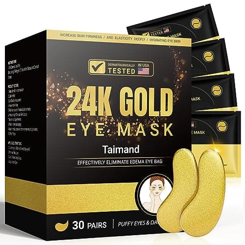 Taimand Under Eye Patches Review: Do 24K Gold Eye Masks Actually Work?