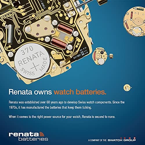 Renata Silver Oxide Watch Battery 377 - SR626SW (3 Batteries)