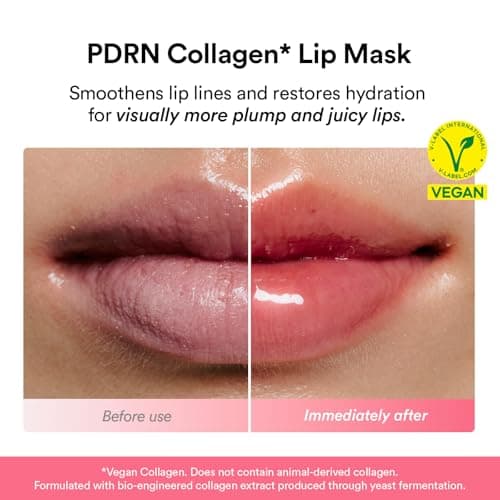 Abib PDRN Collagen Lip Mask Glazed Jelly 0.38 fl oz | Korean Lip Butter Balm Overnight Sleeping Mask Hydrating Care Moisturizer Treatment for Flakey, Dry Lips