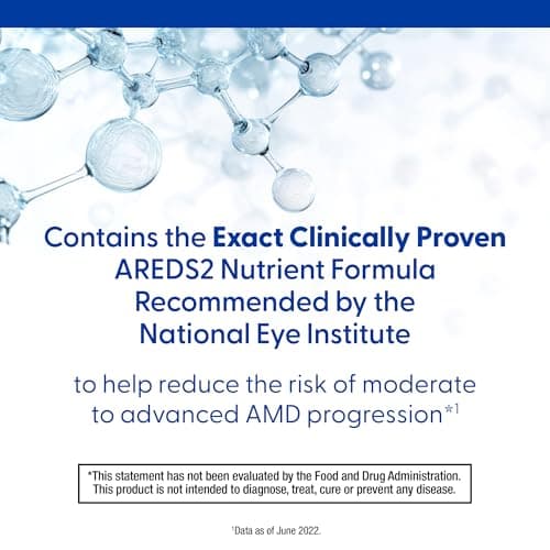 PreserVision AREDS 2 Eye Vitamins, #1 Eye Doctor Recommended Brand, Lutein and Zeaxanthin Supplement with Vitamin C, Vitamin E, Zinc, and Copper, 120 Softgels (Minigels)