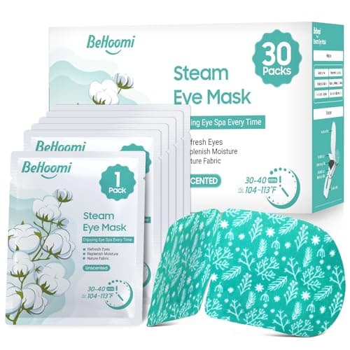 BeHoomi Steam Eye Mask Review – 30-Pack Self-Heating Compress Tested