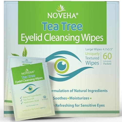 NOVEHA Tea Tree Oil Eyelid Wipes Review: Are They Worth It?