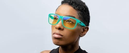 Gunnar Unisex Amber Tint Reading Glasses, Emerald Green, 58mm US