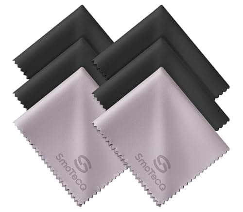 SmoTecQ 6 Pack Microfiber Glasses Cleaning Cloths Review 2024