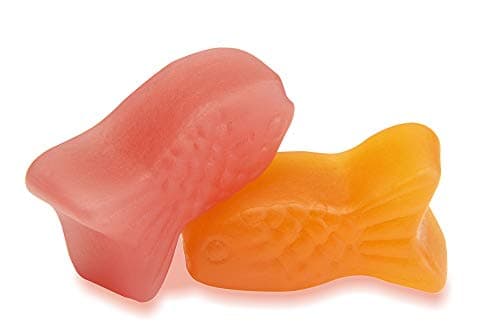 Amazon Basics Fish Oil 303 mg, Soft Chew Gummies, Lemon, Orange & Strawberry-Banana Flavors, 90 Count, EPA and DHA Omega-3 Fatty Acids (Previously Solimo)