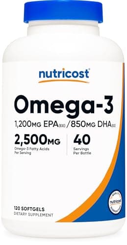 Nutricost Omega 3 Fiskolja – Är 2500mg Dosen Värd Det? (Test & Recension)