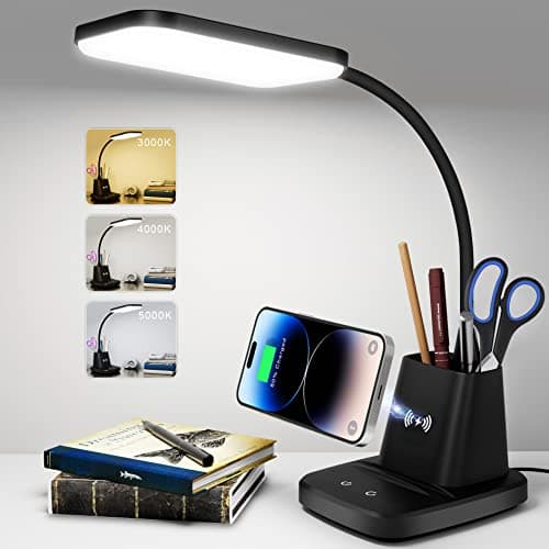 Sailstar LED skrivbordslampa med trådlös laddning – recension 2025