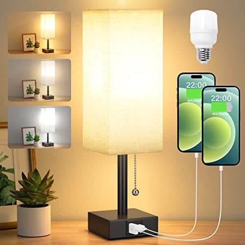 aooshine sängbordslampa med USB – test och recension 2024