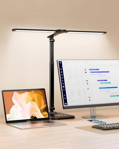 CHARYJOD LED Desk Lamp Review – Adjustable Eye-Caring Light for Office