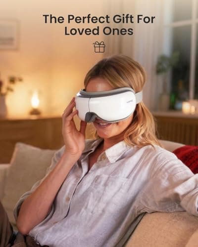 RENPHO Fathers Day Dad Gifts for Men, Eye Massager with Heat, FSA Eligible HSA, Eye Mask for Migraine Relief, Birthday Gift for Women Mom Her, Sleep Mask for Reduce Strain and Dry Eyes, Eyeris 1