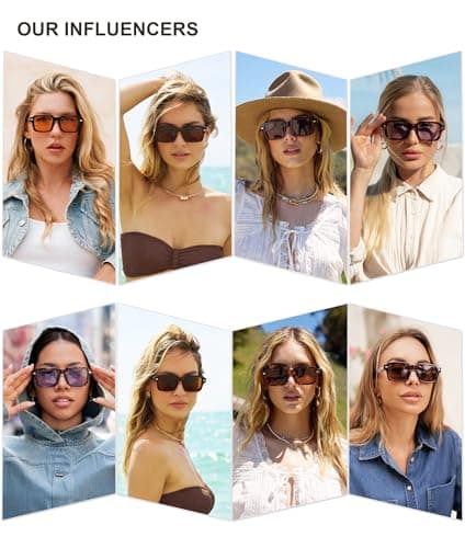 SOJOS Big Trendy Square Polarized Sunglasses Womens Mens, Retro Large Chunky Oversized Rectangle Shades SJ2345, Brown Tortoise/Brown