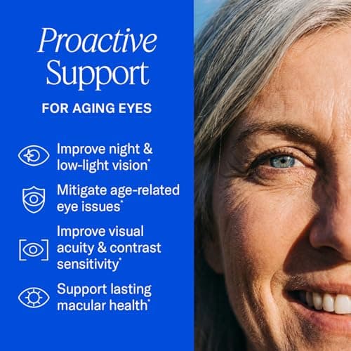 EyePromise Restore Eye Health Supplements - 60 Softgels, 30-Day Supply - Omega 3 Supplement for Aging Eyes with Lutein and Zeaxanthin, Fish Oil, EPA, DHA & Eye Vitamins and Nutrients
