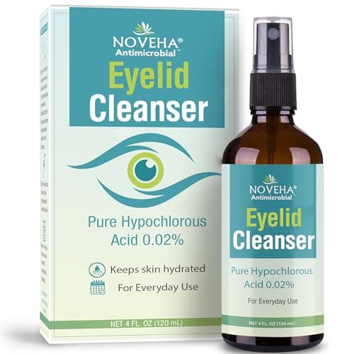 NOVEHA Eyelid Cleanser Review: Real Test of This Hypochlorous Acid Spray
