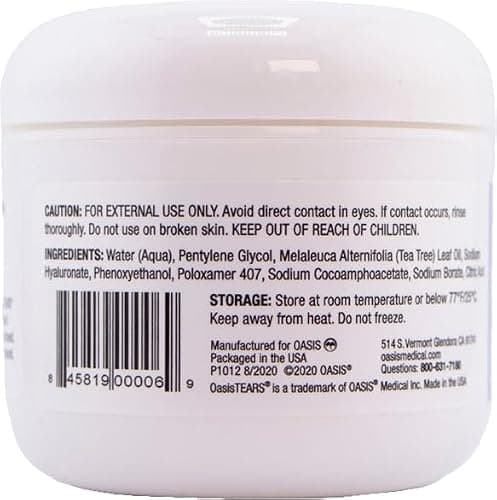 OT7300 - Oasis LID & LASH® + Tea Tree Oil for Eyelids & Lash Wipes | 60 Count | Paraben Free & Rinse Free