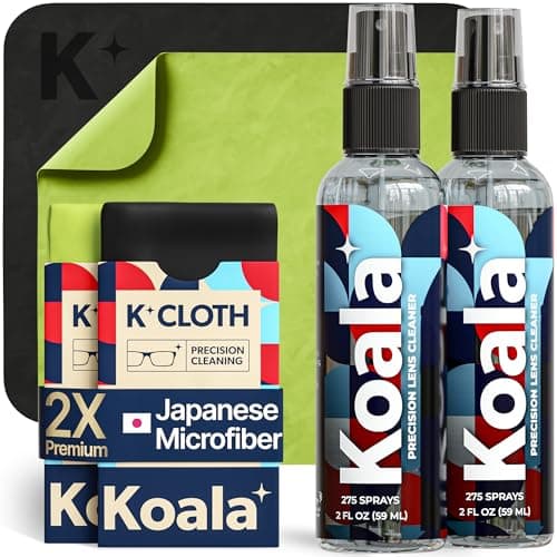 Koala Eyeglass Lens Cleaner Spray Kit Review | Tested on Real Lenses